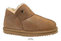 Warmbat Pantoffels goud