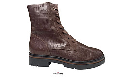 DLSport Damesschoenen Veterboots bruin