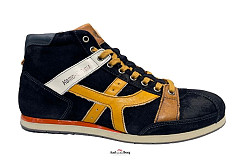 Kamo-Gutsu Herenschoenen Veterlaarzen blauw