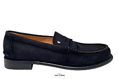 Greve Herenschoenen Instappers blauw