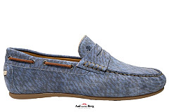 Floris van Bommel Herenschoenen Instappers blauw