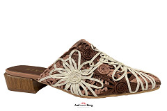 Hispanitas Damesschoenen Slippers beige