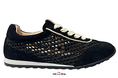 Softwaves Damesschoenen Sneakers zwart