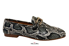 Aad van den Berg Modeschoenen Damesschoenen Instappers grijs