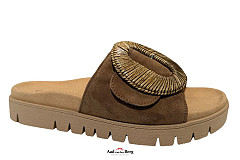 Gabor Damesschoenen Slippers bruin