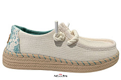 HeyDude Damesschoenen Veterschoenen beige