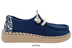 HeyDude Damesschoenen Veterschoenen blauw