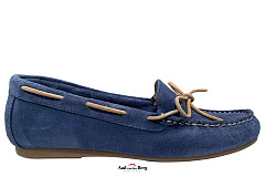 Hee Damesschoenen Instappers blauw