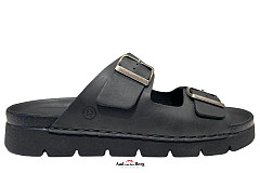 Rohde Herenschoenen Slippers zwart