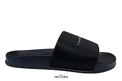 Tommy Hilfiger Herenschoenen Slippers blauw