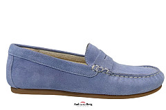 Sioux Damesschoenen Instappers blauw