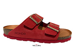 Rohde Damesschoenen Slippers rood