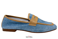 Aad van den Berg Modeschoenen Damesschoenen Instappers blauw