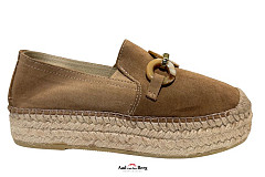 Viguera Damesschoenen Instappers bruin