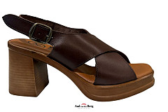 Hee Damesschoenen Sandalen bruin