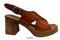 Hee Damesschoenen Sandalen bruin