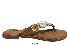 Lazamani Damesschoenen Slippers beige