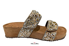 Lazamani Damesschoenen Slippers beige