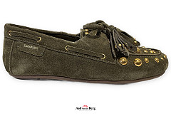 Lazamani Damesschoenen Veterschoenen groen