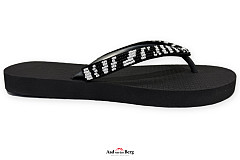 Lazamani Damesschoenen Slippers zwart
