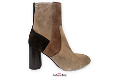 Floris van Bommel Damesschoenen Enkellaarsjes beige