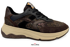 Floris van Bommel Damesschoenen Sneakers bruin