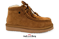 Warmbat Damesschoenen Veterboots bruin