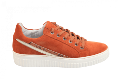 Shoecolate Damesschoenen Sneakers oranje