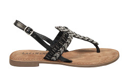 Lazamani Damesschoenen Sandalen zwart