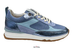 Floris van Bommel Damesschoenen Sneakers blauw